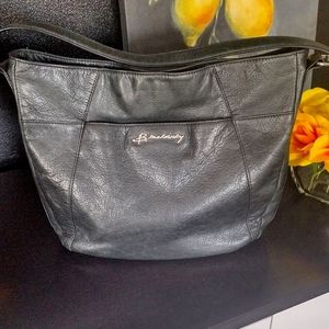 B.Makowsky distressed soft leather Handbag